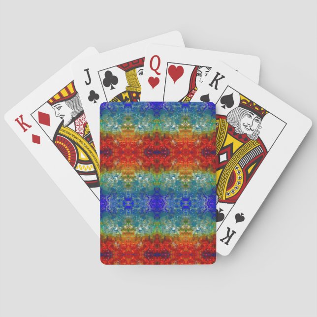 Jeu De Cartes Couvercle Lakefront Jelly Gouache (dos)