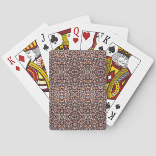 Jeu De Cartes Couverture de perles en bois pastel