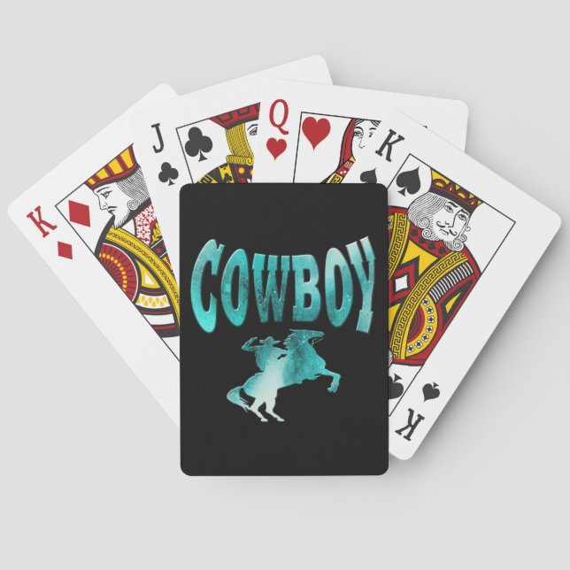 Jeu De Cartes Cowboy (dos)