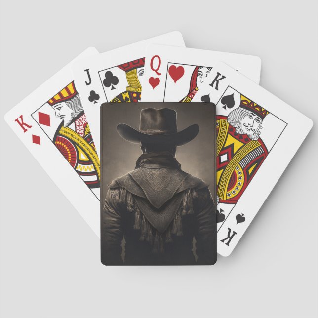 Jeu De Cartes Cowboy Classic Playing Cartes (dos)