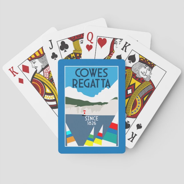 Jeu De Cartes Cowes île de Wight Yacht Regatta (dos)
