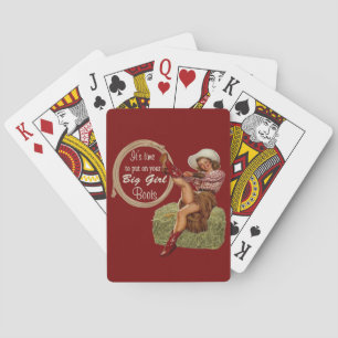 Jeu De Cartes Cowgirl Put On You Big Boots