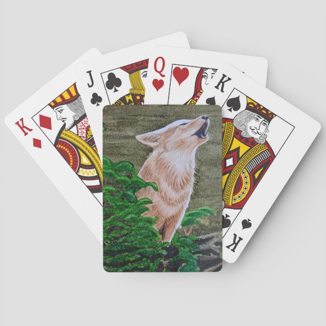 Jeu De Cartes Coyote Hurleur   (dos)