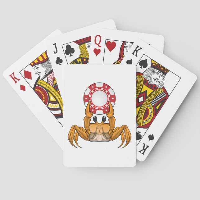 Jeu De Cartes Crab Poker jetons (dos)