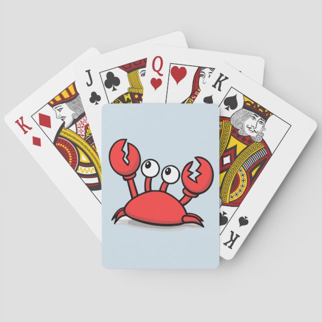 Jeu De Cartes Crabe animated rouge (dos)