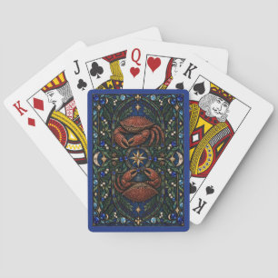 Jeu De Cartes Crabe, vitrail de la rive tidale