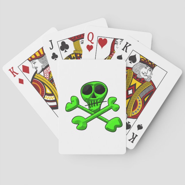 Jeu De Cartes Crâne (dos)