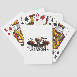 Jeu De Cartes Crâne squelette d'Halloween