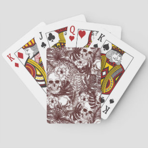 Jeu De Cartes Crânes de la jungle Jouer aux cartes