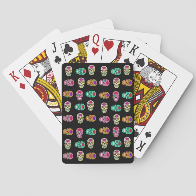 Jeu De Cartes Crânes de Sucre  (dos)