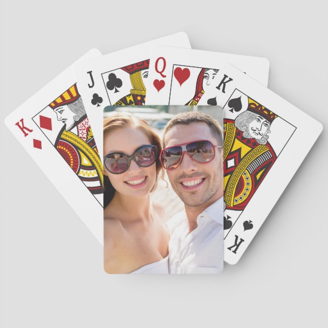 Jeu De Cartes Create Your Own Photo Custom Pic (dos)