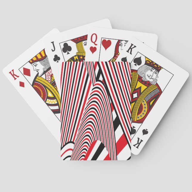 Jeu De Cartes Création de Motif Abstrait 2 (dos)