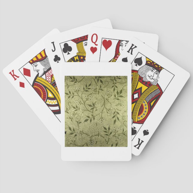 Jeu De Cartes Création de papier peint 'Jasmine', 1872 (dos)