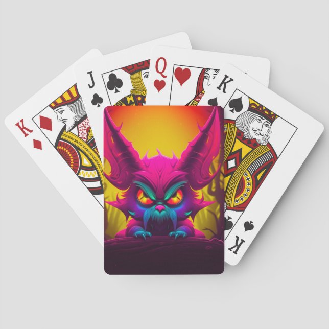 Jeu De Cartes Créature folle (dos)