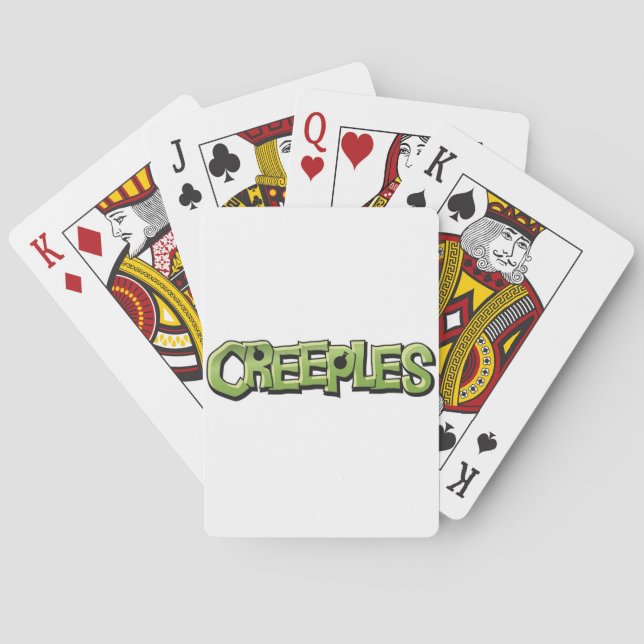 Jeu De Cartes Creeples jouant aux cartes (dos)