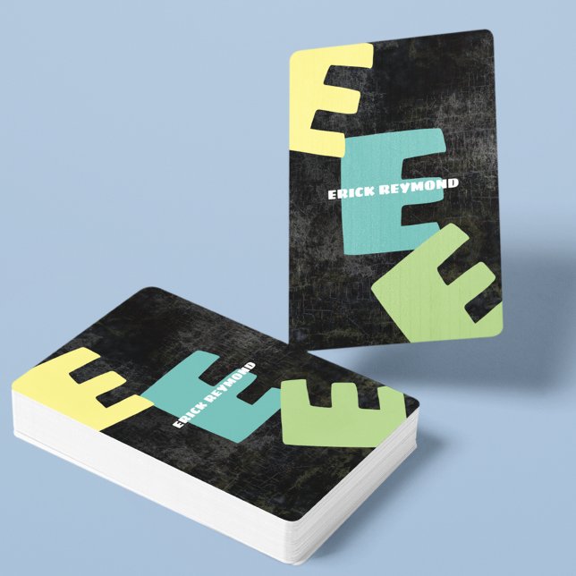 Jeu De Cartes Créer des cartes de lecture Cool avec le nom et l' (Créateur téléchargé)