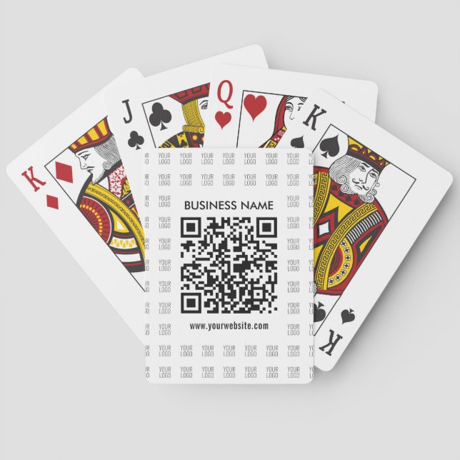 Jeu De Cartes Créer instantanément un code QR scannable et un mo (dos)
