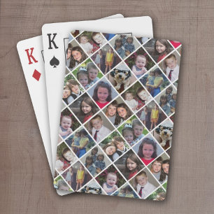 Jeu De Cartes Créer un collage photo personnalisé avec 12 photos