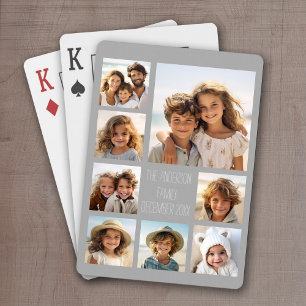 Jeu De Cartes Créer un collage photo personnalisé avec 8 photos