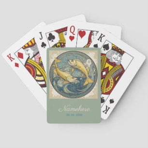 Jeu De Cartes Créer vos propres pinces Art Nouveau Zodiac