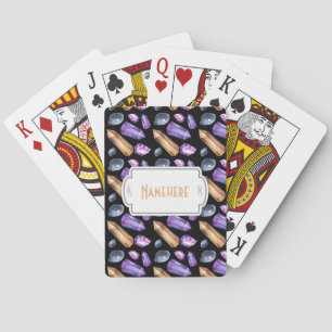 Jeu De Cartes Créez vos propres cristaux de violet et d'or