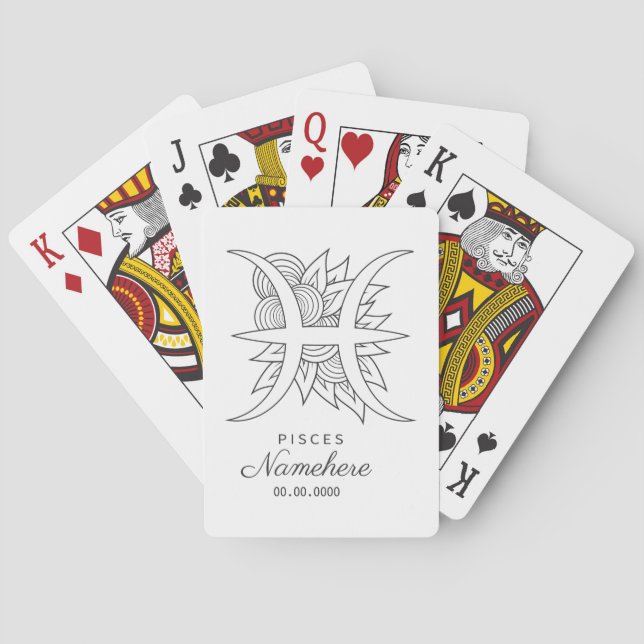 Jeu De Cartes Créez vos propres épiceries noires et blanches (dos)