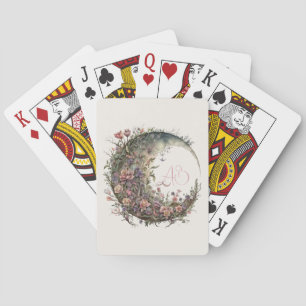 Jeu De Cartes Créez vos propres roses romantiques florales lune