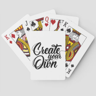 Jeu De Cartes Créez votre propre