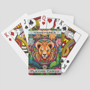 Jeu De Cartes Créez votre propre animal totémique de Lion de Mon