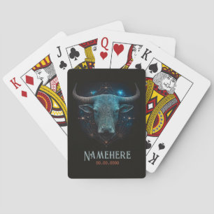 Jeu De Cartes Créez votre propre astrologie mystique Taurus Zodi