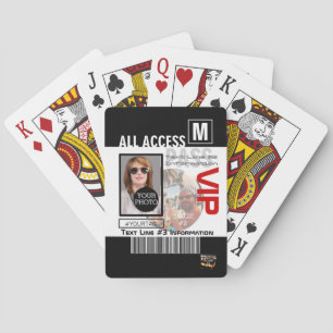 Jeu De Cartes Créez votre propre carte VIP Pass 8 façons de pers