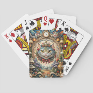 Jeu De Cartes Créez votre propre chat de Cheshire fantaisiste et
