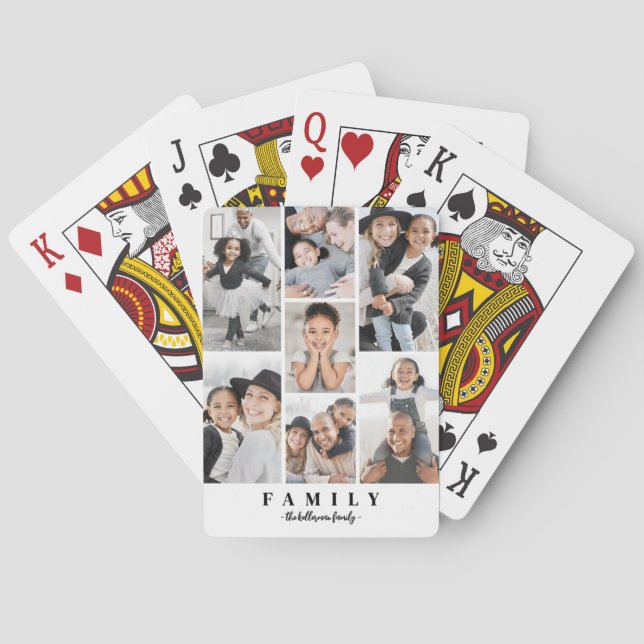 Jeu De Cartes Créez votre propre collage de photos (dos)