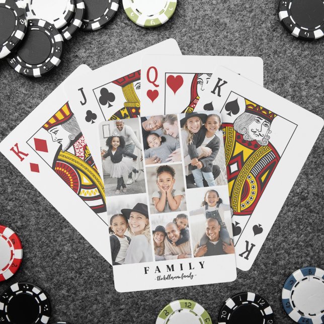Jeu De Cartes Créez votre propre collage de photos (Create Your Own Photo Collage Poker Cards)