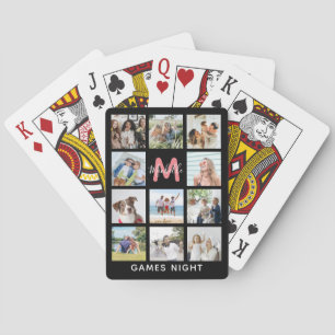 Jeu De Cartes Créez Votre Propre Collage Photo Monogramme