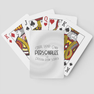 Jeu De Cartes Créez votre propre conception personnalisée