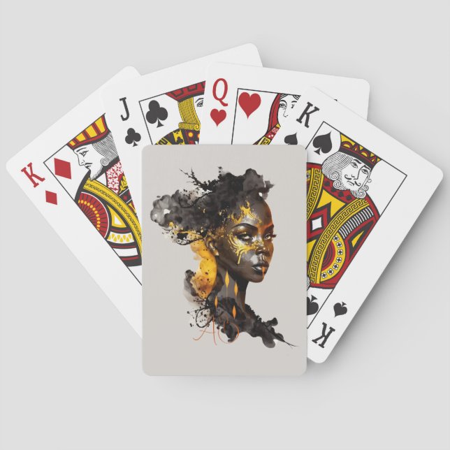 Jeu De Cartes Créez votre propre déesse d'or (dos)