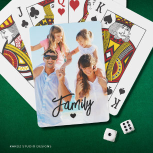 Jeu De Cartes Créez Votre Propre Famille Photo Cartes De Lecture
