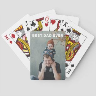 Jeu De Cartes Créez votre propre Fête des pères Photo personnali