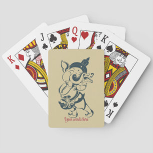 Jeu De Cartes Créez votre propre fluide Ganesh Vert et Or