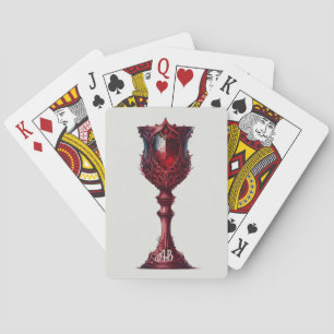 Jeu De Cartes Créez votre propre grand chalice gothique rouge