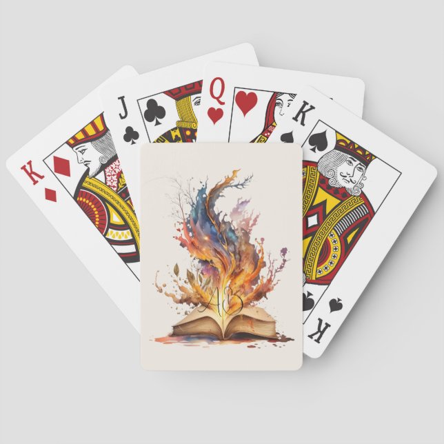 Jeu De Cartes Créez votre propre Grimoire Fire (dos)