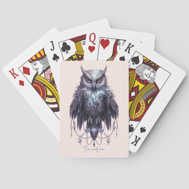 Jeu De Cartes Créez votre propre hibou bijoux (dos)