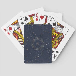 Jeu De Cartes Créez Votre Propre Mandala Céleste Bleu et Or