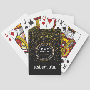 Jeu De Cartes Créez Votre Propre Monogramme Faveurs De Mariage