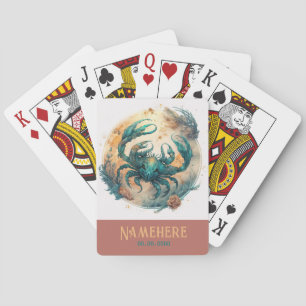 Jeu De Cartes Créez Votre Propre Mystique Cancer Zodiaque Or & B