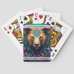 Jeu De Cartes Créez votre propre ours de grizzlis tribaux