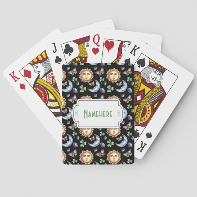 Jeu De Cartes Créez votre propre papillon céleste Lucky (dos)