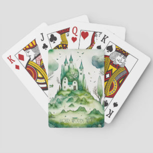 Jeu De Cartes Créez votre propre paysage de château d'Imaginaire