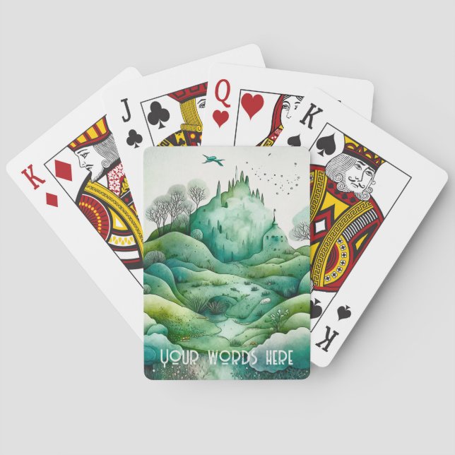 Jeu De Cartes Créez votre propre paysage de verdure (dos)